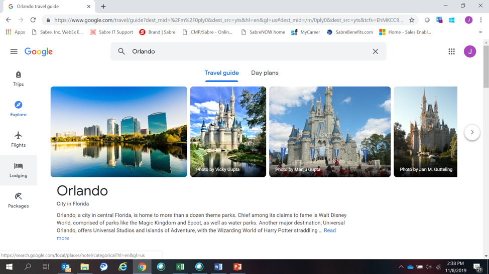 Google travel