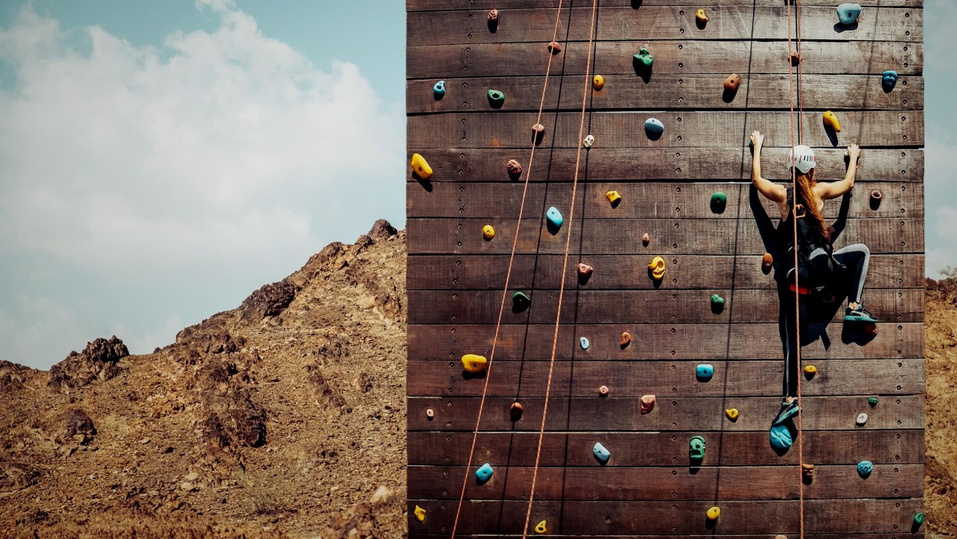 Rock Climbing at JA Hatta Fort Hotel