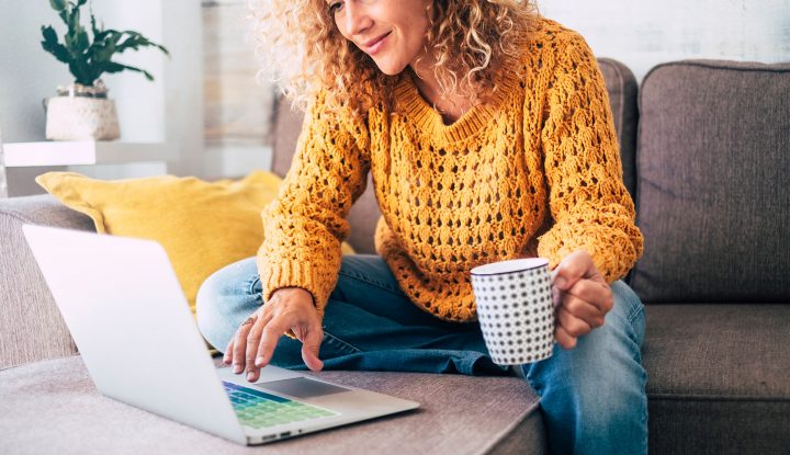 woman on laptop